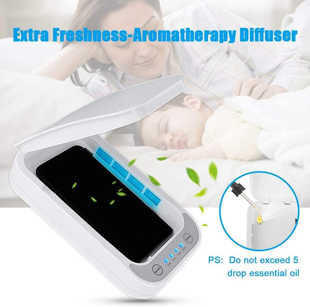 UV-Ultraviolet Light Sterilizer Storage Box with Charging for Face Mask Phone Home My Moppet Shop 