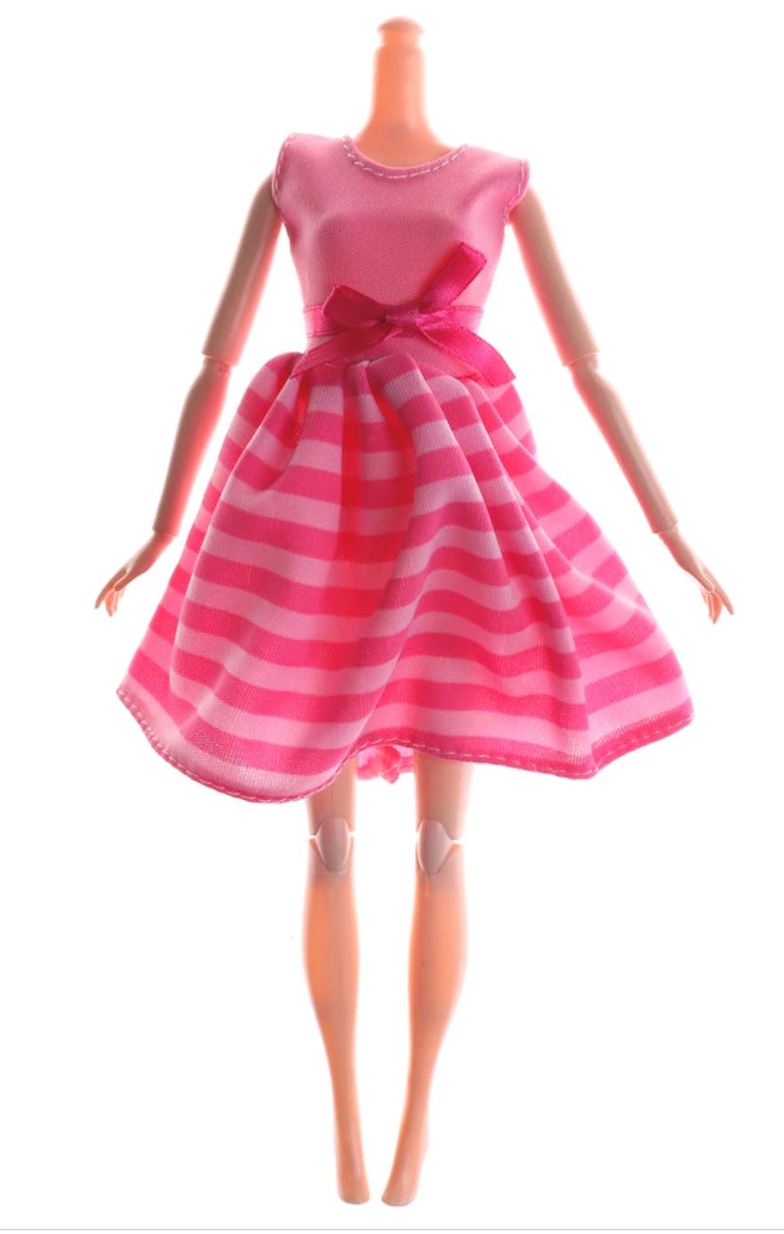 Fashion Doll Skater Dress My Moppet Shop Pink 