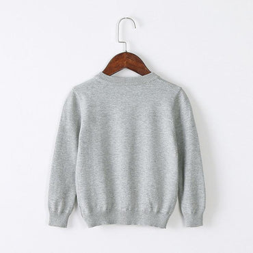 Girls Cardigan Sweater School Uniform - Gray Clothing My Moppet Shop 