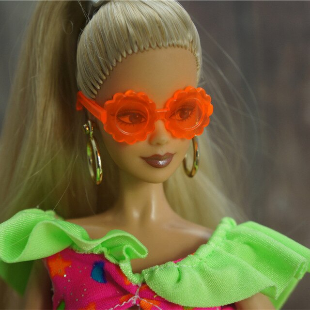 Barbie Doll Glasses Doll Accessories Kerr 3D Real Eye Doll Glasses Many Kinds For Baby Doll Accessories Toys For Girls Gifts