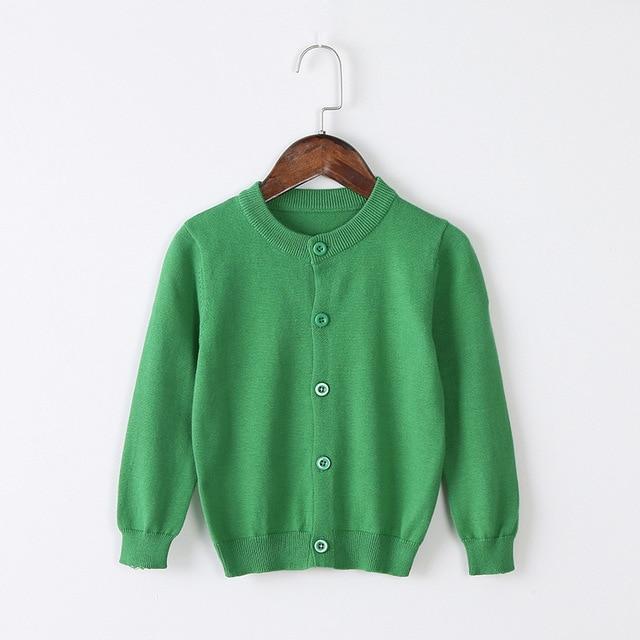 Girls Cardigan Sweater School Uniform - Green Clothing My Moppet Shop Green 4T United States